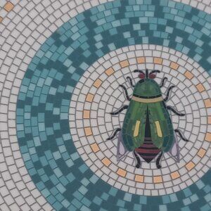 Anthropologie Garden Bistro Beetle Dessert Plate